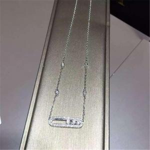 Wholesale Messika diamonds necklace 18kt  gold  with yellow gold or white gold from china suppliers
