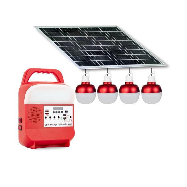 Outdoor Portable Solar Power Station Power Bank Station Rechargeable Camping