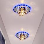 Modern Crystal Aisle Spot Light Creative Entry Glass Balcony Porch Hall Corridor