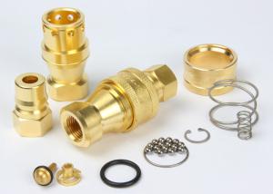 Wholesale Brass Hydraulic Quick Couplers Under Pressure NPTF Female Thread For Water from china suppliers