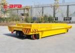 Electric Wagon Transporter Battery Powered Rail Flat Trailer For Railways