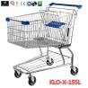 Buy cheap 155L Hyper Market / Grocery Shopping Trolley With Transparent Powder Coating from wholesalers