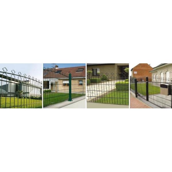 Prestige Panel 3D Welded Wire Mesh Fence ISO9001 Certification