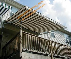 Wholesale Outdoor Aluminum Manual or Motorized Remote Control Balcony Awnings from china suppliers