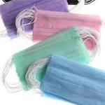 3 Ply Disposable Nose Mask Antibacterial Surgical Mask Non Woven Fabric Material