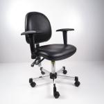 Comfortable PU Leather Ergonomic ESD Chair For Different Work Occasion