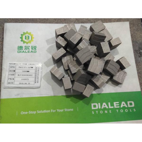 3000mm Saw Blade Hard Granite Segment 30mm For Europe Market