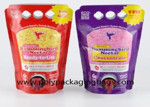 Wholesale Double Bottom 1.5L 3L 5L Aluminum Foil Spouted Pouches Packaging Bags With Spigot from china suppliers