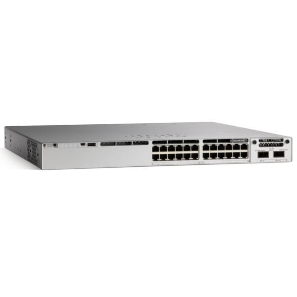 C9300-24T-A Catalyst 9300 24-port 1G Copper With Modular Uplinks Data Only Network Advantage