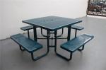 2040mm Length Outdoor Table Benches Weather Resistant Anti Rust
