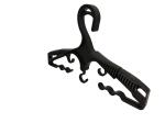 Black Plastic Suit Hangers For Scuba Diving No Deformation Easy Carry
