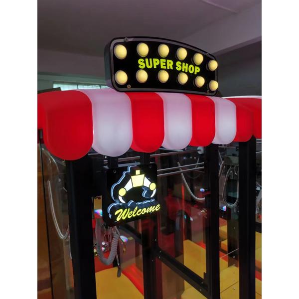 New Hot Sale Playfun Super Shop Mini Crane Claw Machine Coin-operated Game Toy Grab Machine