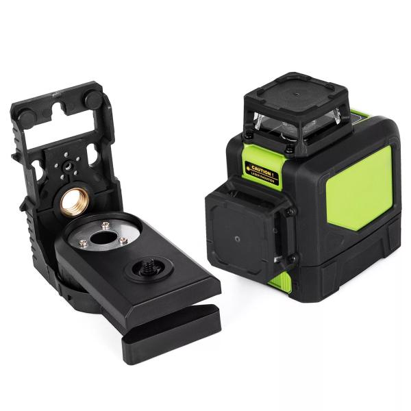 Self Leveling 3D Laser Level Green Beam Rotary Laser Hand Tool and Tool Box Kit