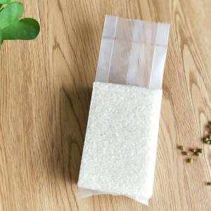 Wholesale Rice Brick Square Vacuum Nylon Plastic Packaging Clear Rice Bag from china suppliers