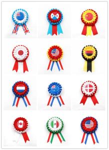 Wholesale Satin Material Custom Award Ribbons Heat Transfer Printing CE Certification from china suppliers