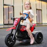 Plastic Children Ride On Car Electric Motorcycle With Music Red Blue White for