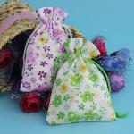Colorful Drawstring Cotton Storage Bag Thick For Menstrual Cup Packing