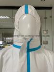 VPT634 Cat 3 Type 4 5 6 Heat Sealed Tape Seam Disposable Coverall with CE