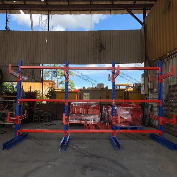 I Beam Heavy Duty Cantilever Shelves SGS Adjustable Cantilever Racking