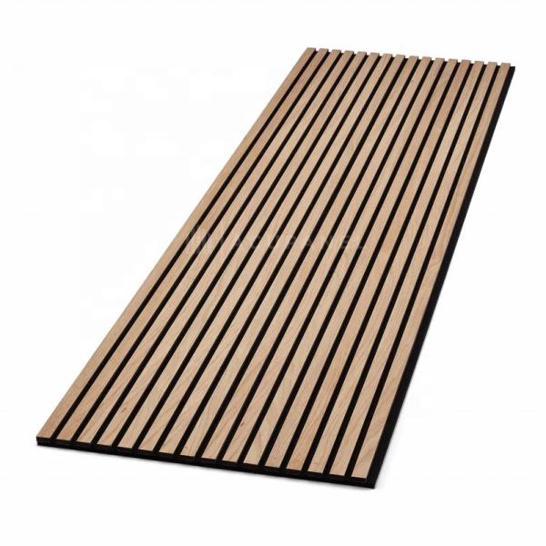High Quality Sound Absorption 2.4m / 2.7m / 3.0m Wood Slat Akupanel Slatted