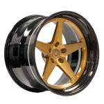 20 inch 3-piece forged deep lip wheels negative offset 5*120 rim for BMW 535