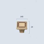 Furniture Morden Solid Brass Cabinet Handles Hardware Cabinet Pulls