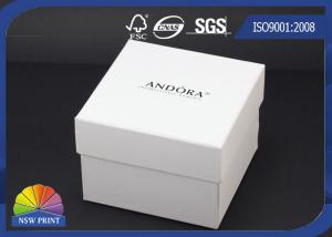 Wholesale Logo Print Cardboard Paper Jewelry Gift Boxes Large White Gift Box from china suppliers