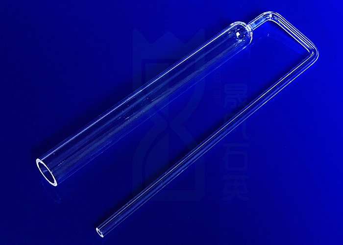 High Purity Clear Fused Quartz Tubing U Shaped Fused Silica Tube