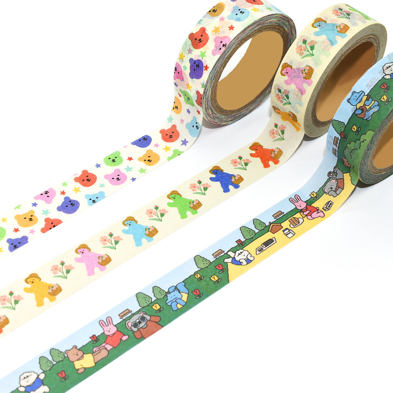 Washi Paper Masking Tape Washi Tape Custom Dispenser Printing Washi Masking Tape For Child