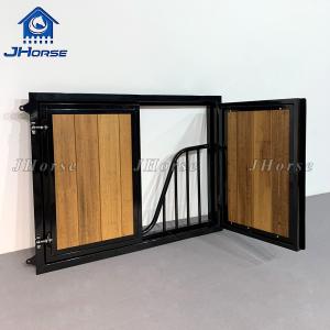 Wholesale Bamboo Fill In Wood Type Horse Stable Barn Windows In Brown For Horse Barn from china suppliers