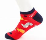 Premium Men Custom Made Sports Socks , Ankle Knitted Printed Sports Socks,