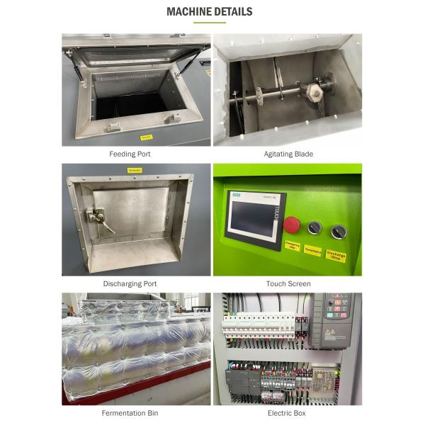 Garbage Organic Waste Composting Machine Decomposer Food Waste Disposal