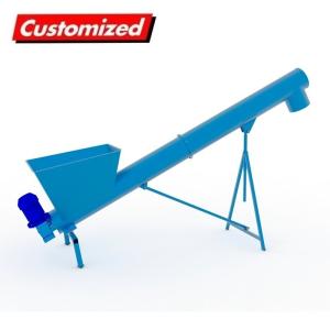 Wholesale Industry OEM Custom Hopper Auger Conveyor Flexible Screw Conveyor for Concrete Gravel from china suppliers
