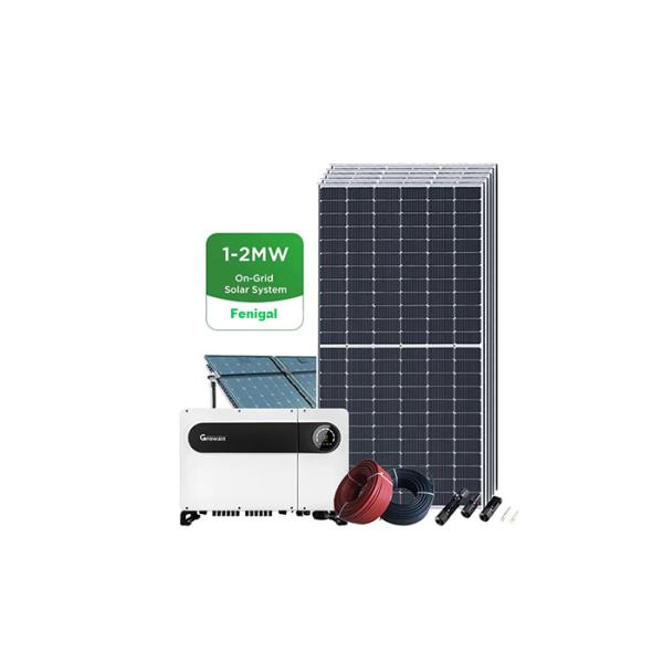 Wholesale On Grid Solar Photovoltaic System Industrial Use 1MW 2MW 240Vac from china suppliers