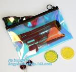Reclosable PE PVC plastic slider zipper storage bags, multi color plastic slider