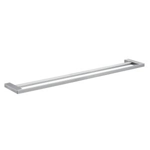 Wholesale 62.5cm SUS304 Bathroom Towel Bars Brushed Double Towel Bar Rack from china suppliers