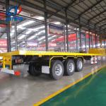 2x20ft Capacity Shipping Container Semi Trailer In Transportation Industry