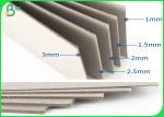 Recycled Pulp Grey Chipboard Sheets Strong Stiffness 1.5mm Grey Paper