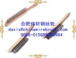 2+3+4 Row Metal Wire Brush Set In Wooden Handle