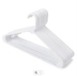 Bathroom Thick Plastic Hangers Sinfoo White Plastic Clothes Hanger