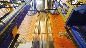 Wholesale Electrostatic Spray Vertical Powder Coating Line for Aluminium Alloy Profile from china suppliers