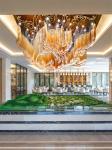 Luxury Golden Transparent Rectangular Crystal Extra Large Chandeliers Made To