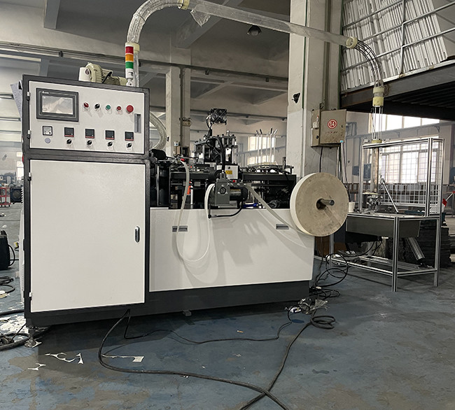 Automatic Lubrication Disposable Tea Coffee Cup Making Machine 160-350gsm