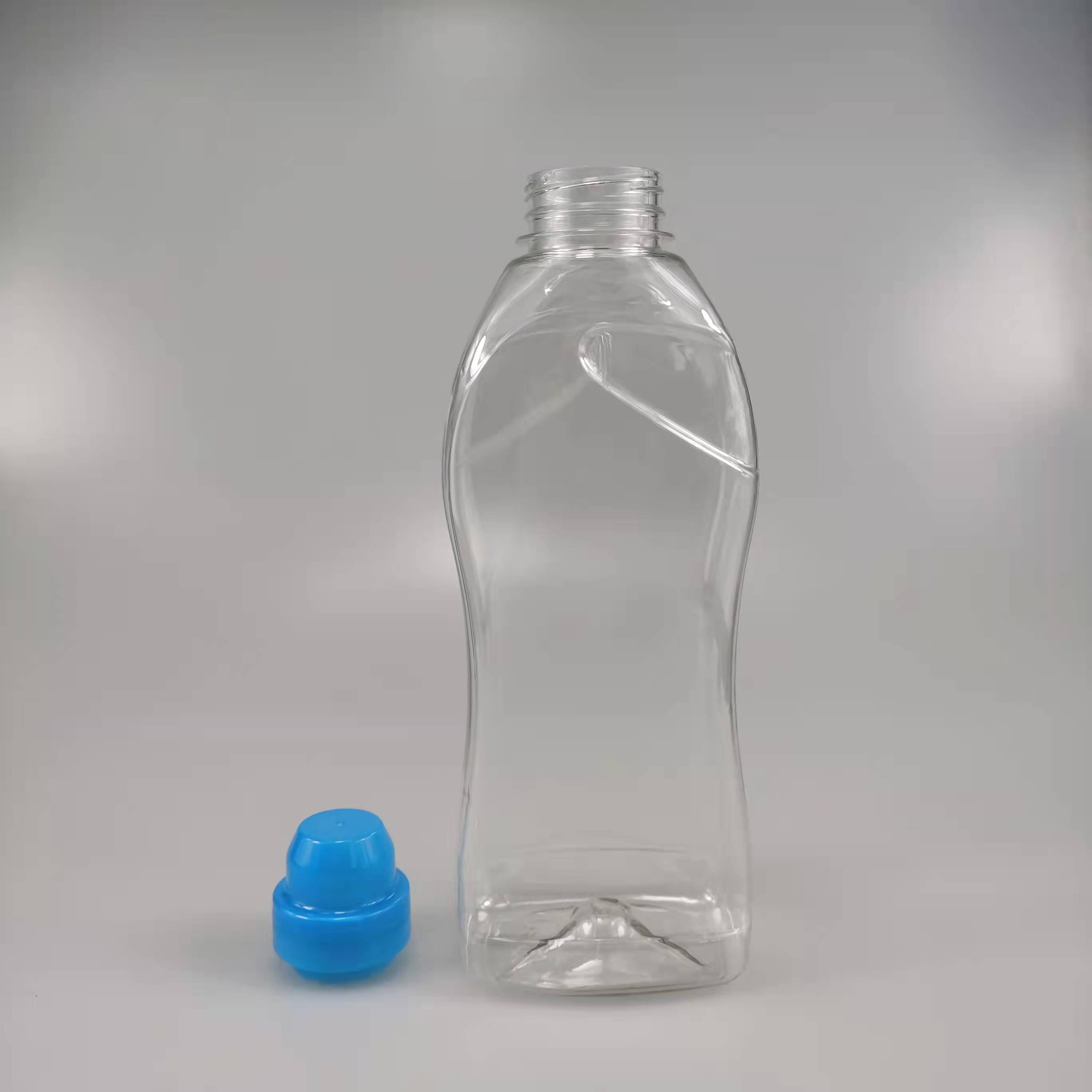 800ml PET Washing Machine Cleaner Bottle with Screw Cap and Customized Logo Printing