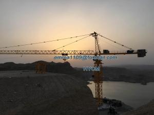 Wholesale QTZ6520 Cranes Tower Top Climbing 65m Working Jib Length With Head from china suppliers