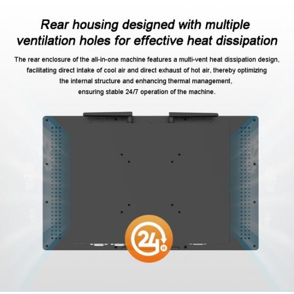 17 inch Custom Ip65 Waterproof Embedded Touchscreen Displays Wall Mount All in One Computer Industrial Capacitive Touch Screen Panel Pc