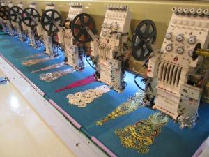 Wholesale Tai Sang embroidery machine platinum model 615( 6 needles 15 heads high speed embroidery machine) from china suppliers
