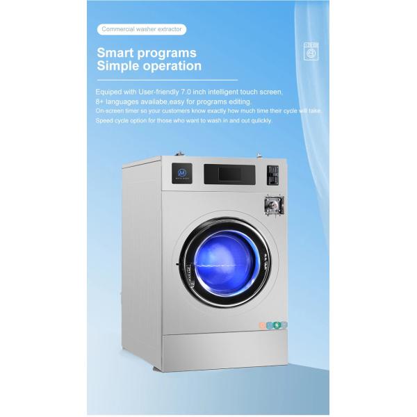 Commercial Coin Operated Washer and Dryers Laundromat Laundry Coin Washer Dryer Combo Machine 22kg