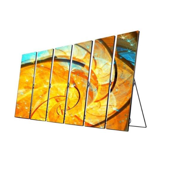 Hotsale p2 p2.5 p3 smd indoor full color led poster screen floor standing wifi