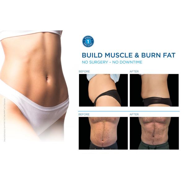 Emslim Hi focused RF Muscle Stimulation Equipment With TFT Touch Screen